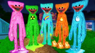 НАШЁЛ ХАГГИ ВАГГИ РАДУЖНЫЙ РАДИОАКТИВНЫЙ ЖЕЛЕЙНЫЙ ОГНЕННЫЙ ВОДЯНОЙ POPPY PLAYTIME В МАЙНКРАФТ